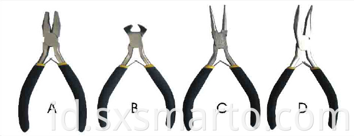 Mini Pliers with Dipped Handle